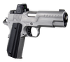 Ed Brown FX2SS FX2  45 ACP 7+1 4.25" Recessed Crown Barrel, Stainless Steel Engraved American Flag/Serrated Slide, Stainless Steel Frame, Trijicon RMRcc 3.25 MOA Sight