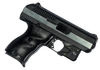 Hi-Point CF380LLTGM CF  380 ACP Caliber with 3.50" Barrel, 8+1 Capacity, Black Finish Frame, Serrated Black Steel Chrome Line Slide & Polymer Grip, LaserLyte Laser