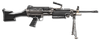 FN 46100169 M249S  5.56x45mm NATO 18.50" Barrel 30+1 Mag Or 200rd Belt Capacity, Black  Fixed Hydraulic Buffer Stock, Non-Slip Buttplate, Optics Ready