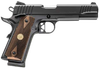 Charles Daly 440213 Superior  45 ACP 10+1 5" Stainless Steel Barrel, Black Serrated Steel Slide, Black Steel Frame w/Beavertail, Walnut Diamond Checkered Grip, ZeroTech Red Dot