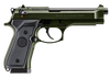 Beretta USA J92F300GR15 92FS  Full Size Frame 9mm Luger 15+1 4.90" Black Steel Barrel, OD Green Cerakote Serrated Slide, OD Green Cerakote Aluminum Frame w/Beavertail, Black Textured Grip