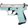 Walther P22Q Pistol 22 LR. 3.42 in. Angel Blue 10 rd.