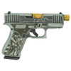 Glock 43x  "Liberty or Death" Subcompact Handgun 9mm Luger 10rd Magazines (2) 3.9" Gold Barrel Accessory Rail USA Made