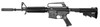 Retro Rifle 5.56 16.1" Bbl S/A Blk 16+1