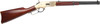 CIMARRON 1866 YELLOWBOY 19" 44SPL LVR RFL W/ SADDLE RING, BRASS REC WALNUT STOCK