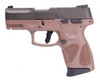 Taurus G2C Handgun 9mm Luger 12rd Magazine 3.2" Barrel MS Green Slide/Brown Grip