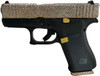 GLOCK 43X 9MM GLITTER GUNZ MIDAS
