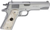FS 8RD CHROME WHITE PEARL GRIPIVER JOHNSON 1911A1 45ACP 5"