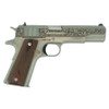 Colt Government Filigree Frame and Barrel Model Handgun .45 Auto 7rd Magazine 5" Barrel Stainless Finish