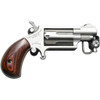 NAA Mini-Revolver w/ Belt Buckle 22 WMR Stainless/Matte Wood 1.13 in. 5 rd.