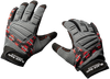 Black Rain Ordnance TACTGLOVEGRY/BLK/RDXL Tactical Gloves  Black/Gray/Red XL Velcro