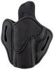 1791 Gunleather ORBH24SBLL BH2.4 Optic Ready OWB 2.4 Stealth Black Leather Belt Slide Fits Walther PPQ/Sig P320/Springfield XD-M Left Hand