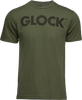 Glock AP96156 Caliber Tee  Military Green Ringspun Cotton Short Sleeve Small