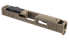 Zaffiri Precision ZPS.B.19.FDE ZPS.IBS Custom Slide Fits Glock 19 Gen 3 Flat Dark Earth 17-4 Stainless Steel