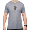 Magpul MAG1117-041-L Hula Girl CVC  Stone Gray Heather Cotton/Polyester Short Sleeve Large