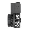 X Products X-15 50 Round Drum Magazine for AR-15 & M16 - Black | Skeletonized | Hex Pattern