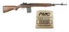 Bula Defense M14 Rifle - Walnut | .308 Win | 22" Barrel Bundled w/ PMC X-TAC 7.62NATO Rifle Ammo - 147 Grain | FMJ-BT | 1 Case (25 Boxes)