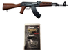 Zastava ZPAPM70 AK-47 Rifle BULDGED TRUNNION 1.5MM RECEIVER - Walnut | 7.62x39 | 16.3" Chrome Lined Barrel Bundled  w/ 1 Fostech Echo AK Drop In Trigger For AK-47