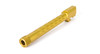 Faxon Firearms Match Series Glock G34 Flame Fluted Barrel 416R - Threaded | TiN (Gold) PVD