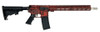 GLFA AR15 Rifle - Battleworn Lipstick Red | .223 Wylde | 16" Heavy Stainless Steel Barrel | 15.25" M-LOK Handguard