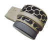 F5 MFG AR-15 .223/5.56 Skeletonized 50 Round Drum Magazine - FDE | HEX Pattern