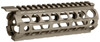 Midwest Industries AR15 Two Piece Drop-In Aluminum Handguard - FDE | Carbine Length | M-LOK
