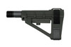 SB Tactical SBA4 Pistol Stabilizing Brace - Stealth Gray | 5-Position Adjustable