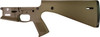 KE Arms KP-15 Polymer Stripped AR15 Lower Receiver - FDE | Integral Buttstock & Pistol Grip