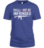 Shall Not Be Infringed Front 2AW Logo Back T-Shirt-L