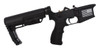 FosTech Complete Tech-15 Forged AR-15 Lower Receiver - Black | Flag Logo | MFT Minimalist Stock | Installed Echo Sport Trigger