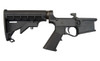 Plum Crazy Polymer Complete AR-15 Lower Receiver - Black | M4 Buttstock | Gen II