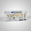 Wraithworks WARP-15 Polymer Complete AR15 Lower Receiver - FDE | Mil-Spec Parts Kit | Integral Buttstock & Textured Pistol Grip | Trap Door Buttplate