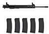 IFC 410ARUM Complete Upper For AR15 - .410ga | 18.5" Barrel | 9rd mag | Flip-up sights | 12" M-LOK Handguard Bundled W/ 5 Garaysar FEAR-410U Shotgun Box Magazine - Black | Fits .410 Upper | 10rd