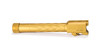 Faxon Firearms Match Series M&P Full Size Flame Fluted Barrel - Threaded | TiN (Gold) PVD