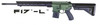 Franklin Armory F17-L® Piston Rimfire Rifle - OD Green | .17 WSM | 20" Barrel | 10rd