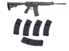 ATI OMNI HYBRID MAXX AR Rifle - Black | 5.56NATO | 16" barrel Bundled w/ 5 ATI Schmeisser S60 Magazine - Black | .223/5.56 | 60rd | Gen 2 Military/LEO Edition