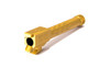 Faxon Firearms Match Series Sig P320 Compact Flame Fluted Barrel 416R - Threaded | TiN (Gold) PVD