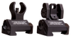Troy Ind SSIGIARSTBT00 Tritium Micro BattleSight Set HK Front & Round Rear  Black Hardcoat Anodized