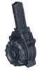 ProMag DRMA34 Standard  30rd Drum 9mm Luger Compatible w/ Glock 43 Black DuPont Zytel Polymer