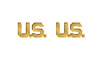Rothco U.S. Letters Insignia