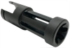 Samson 040606203 Flash Hider  Black Oxide Stainless Steel with 2.50" OAL & .860" Diameter for Ruger 10/22