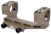 Warne LRSKEL1DE Skeletonized Scope Mount/Ring Combo Extended Dark Earth Aluminum 1" Tube MSR 20 MOA