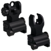 Samson QFHKA2PKG Quick Flip Folding Sights Front(HK) & Rear (A2)  Black Anodized for AR-15