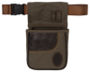 Browning 121504843 Laredo Shell Pouch Olive Canvas/Leather Belt Mount