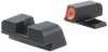 AmeriGlo SG434 Protector Sight Set for Sig Sauer  Green Tritium Orange Outline Front Sight-Black Serrated Rear Sight