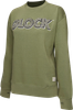 Glock AP96262 Crewneck Raglan Fleece Olive Cotton/Polyester Long Sleeve Large
