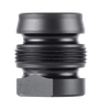 Dead Air DA143 Xeno Xero Black 4140 HT Alloy Steel 9/16x24 RH Threads 1.105" OAL 0.99" Diameter 9mm
