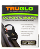 TruGlo TGTG8954U2 Universal Shotgun Rib Mounts  Black Trijicon RMR