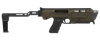 Meta Tactical Llc MX1-PS-GR MX-1 Conversion Kit Fits Glock 3/4/5 OD Green Aluminum Stock