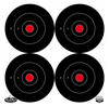 Birchwood Casey 35570 Dirty Bird  6" Bullseye Tagboard Hanging Black/White 100 Per Pkg